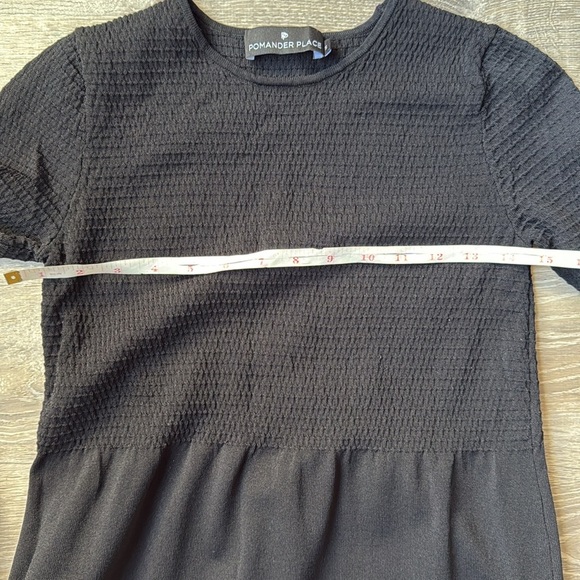 Tuckernuck Pomander Place Black Double Knit Lennox Sweater Maxi Dress Small - Picture 12 of 14